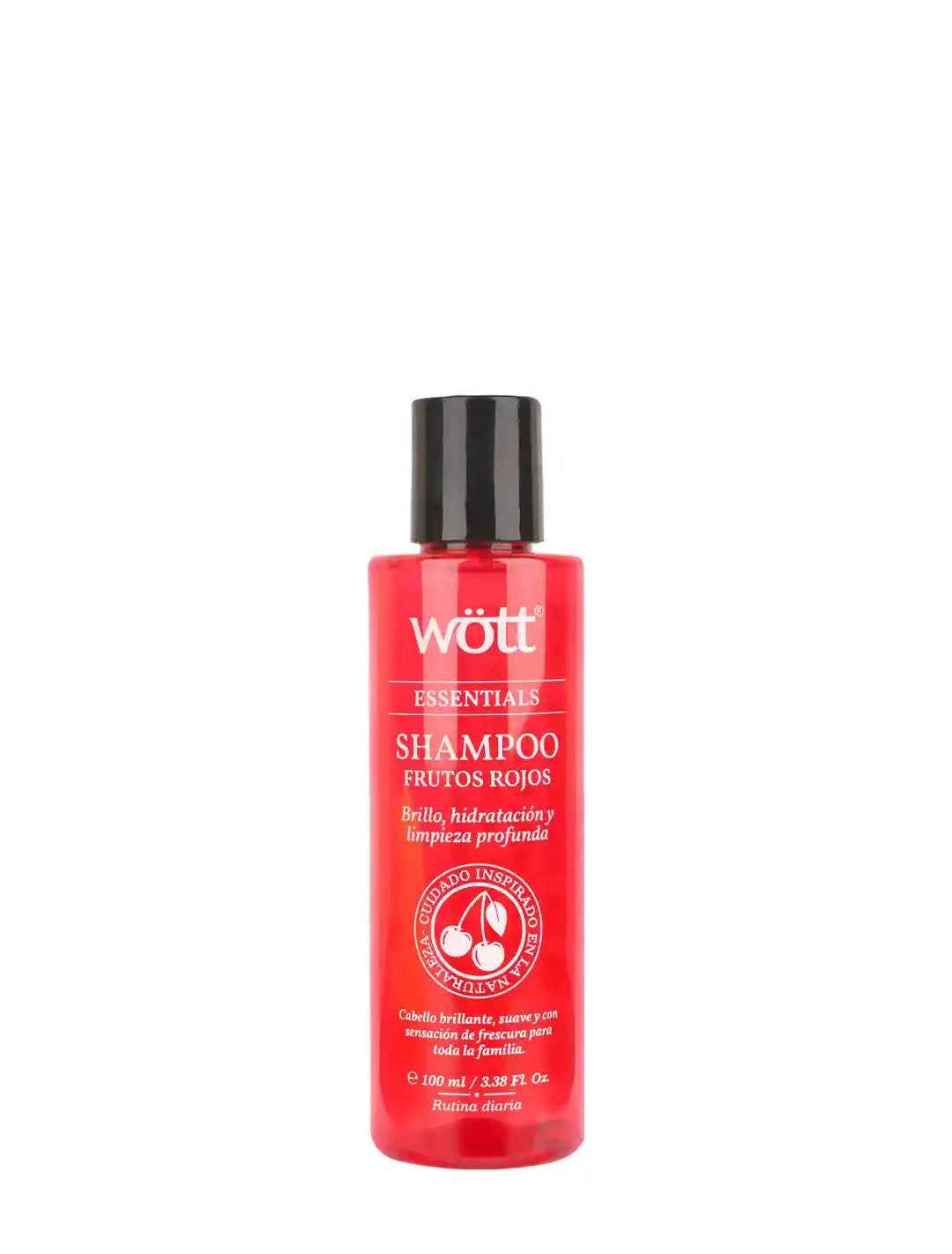 Shampoo Wött frutos rojos hidratante